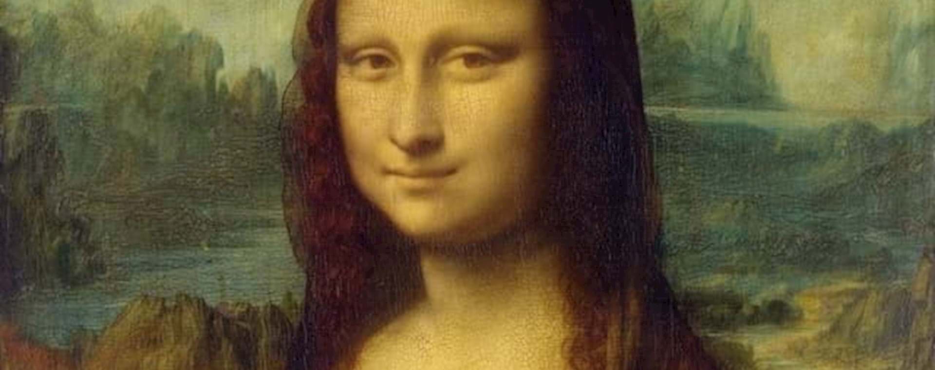 Mona Lisa Painting close up