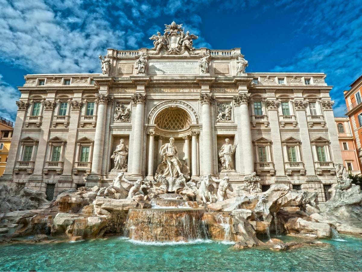 trevi fountain rome italy tours