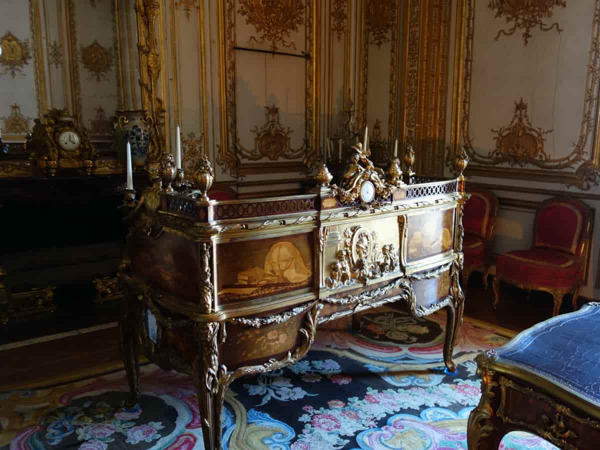 Louis XV's Desk in the Palace of Versailles