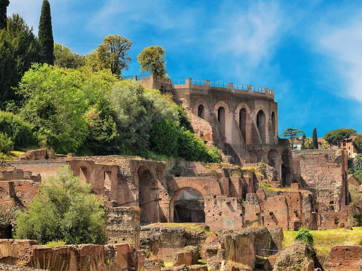 Ruins in Palatine Hill