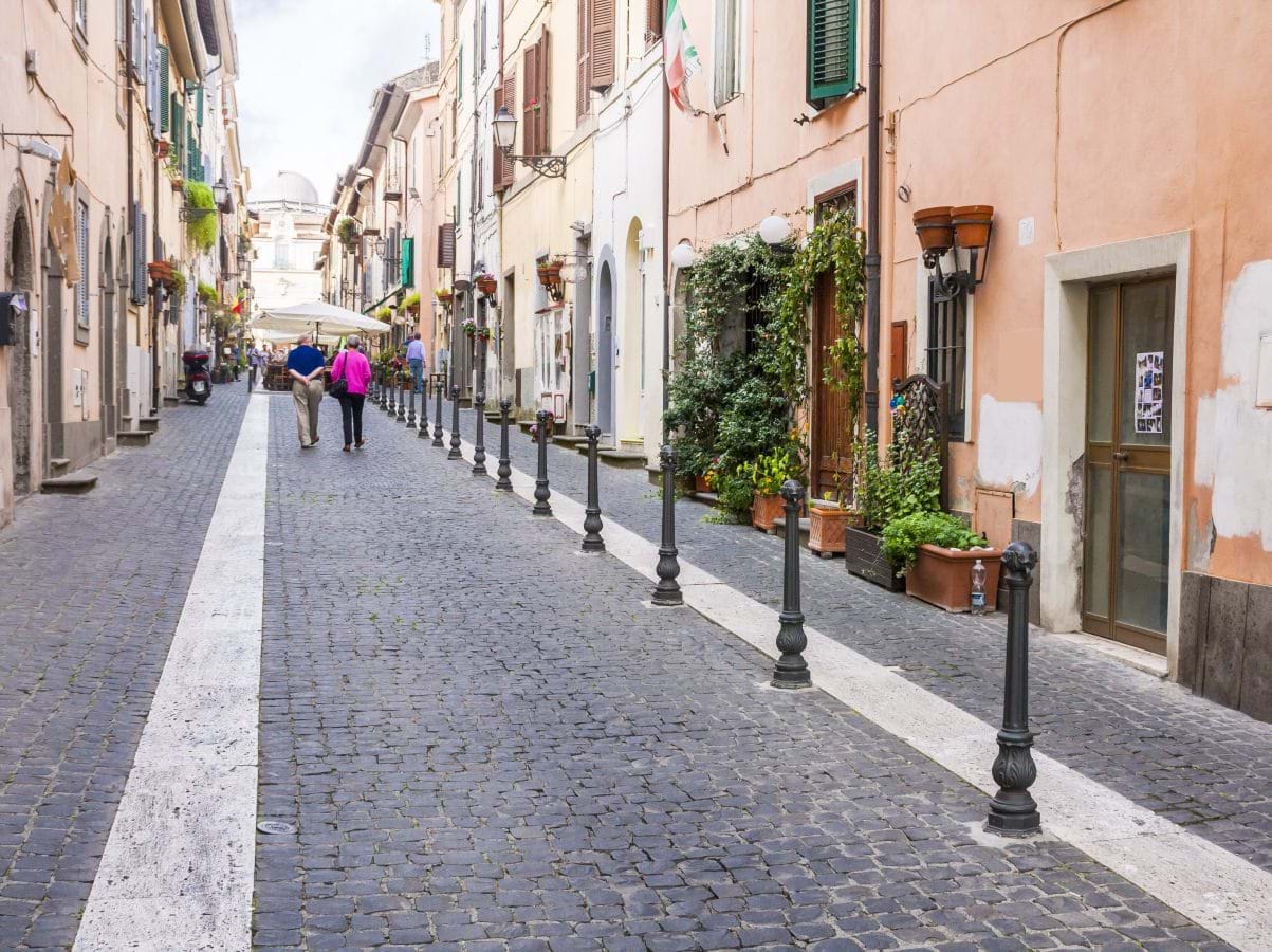 Streets around Castel Gandolfo