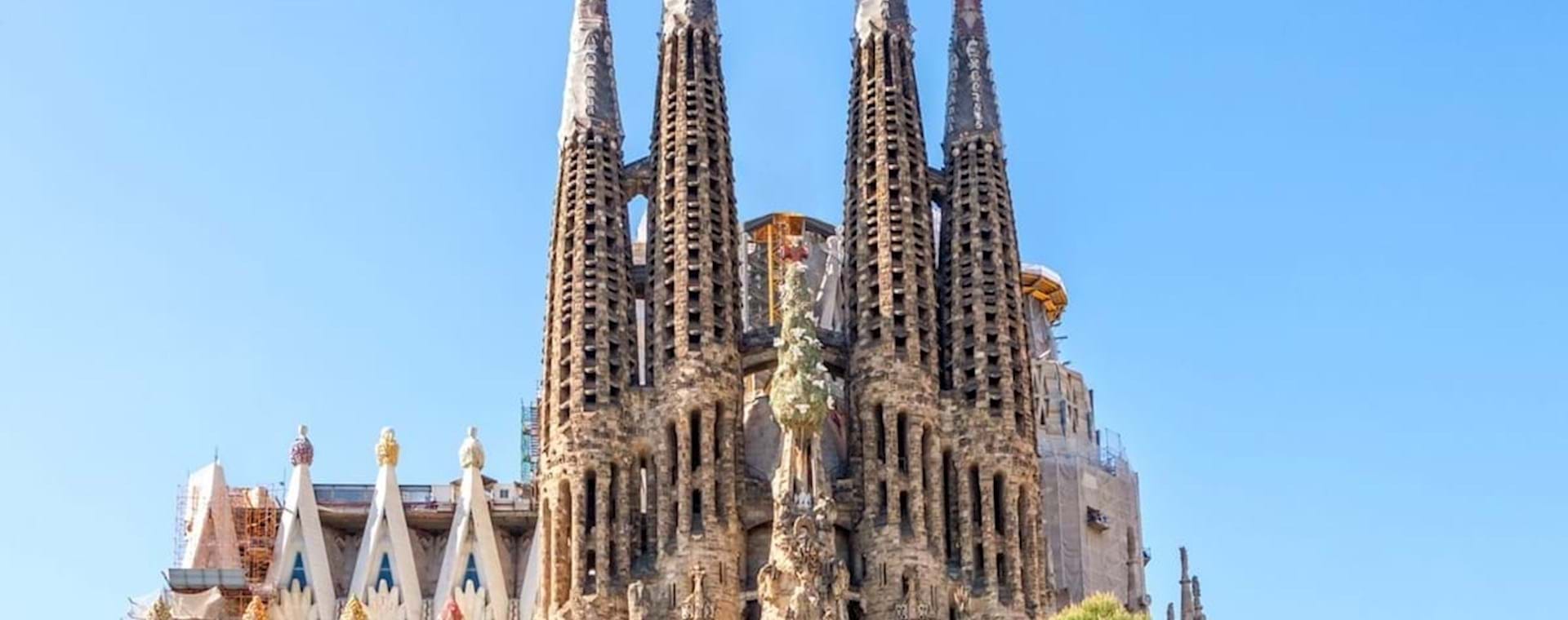 Impressive Sagrada Familia Towers made by Gaudi