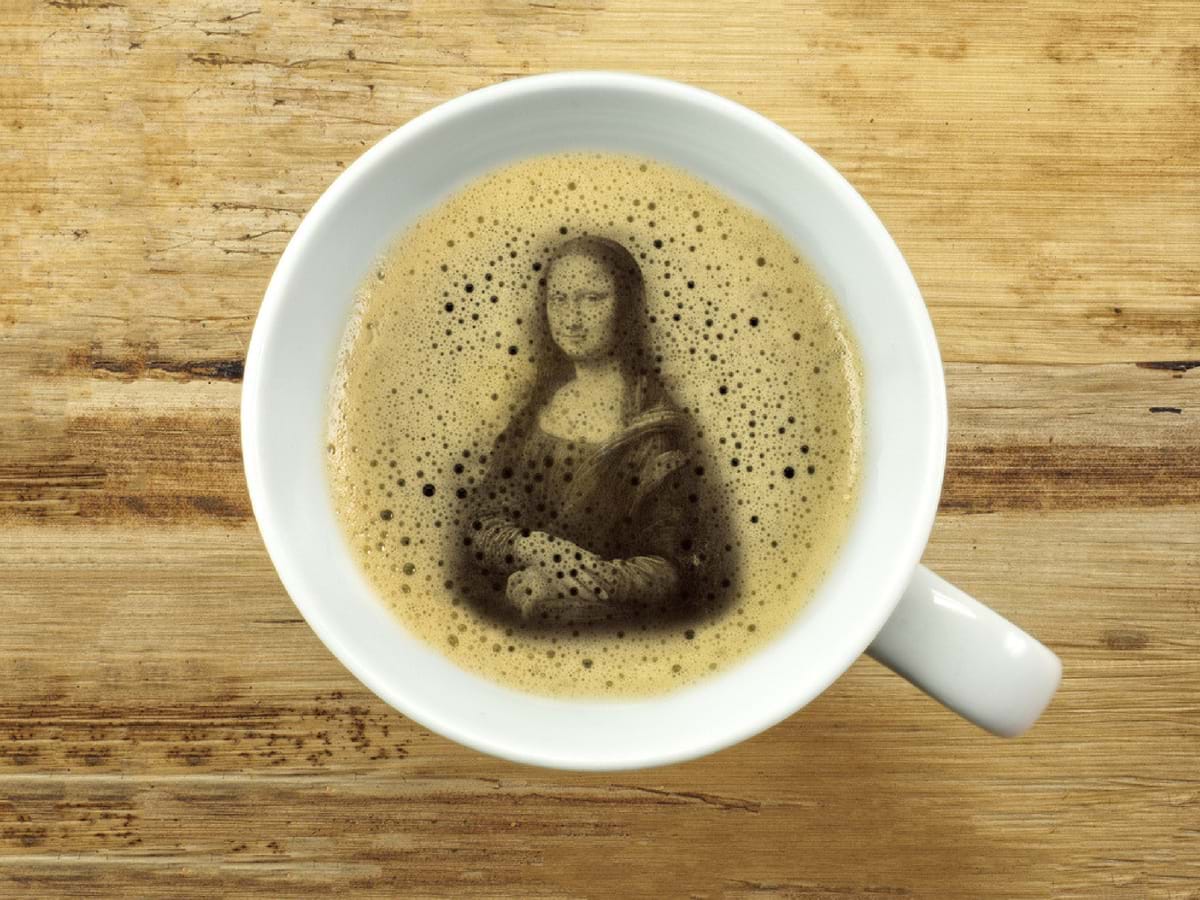 Mona Lisa coffee