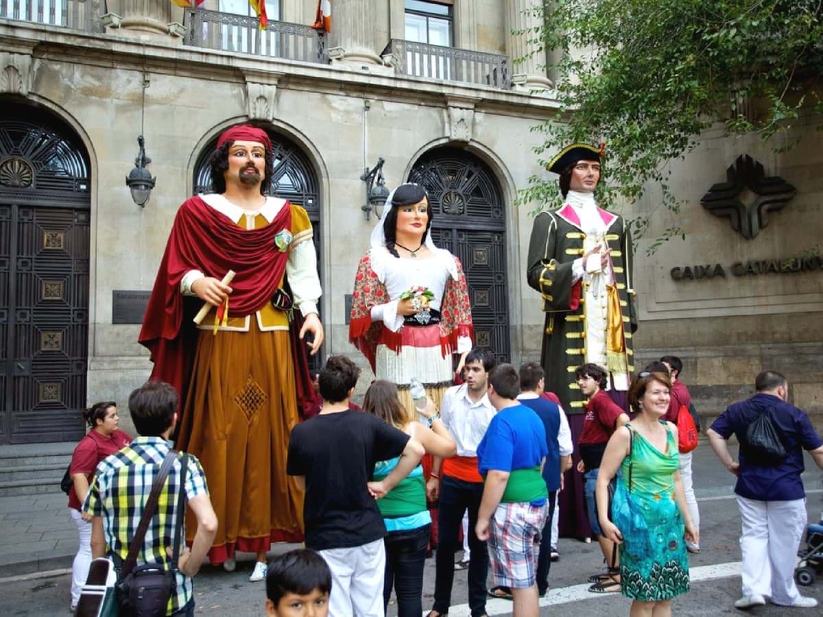 Giants at La Mercè festival
