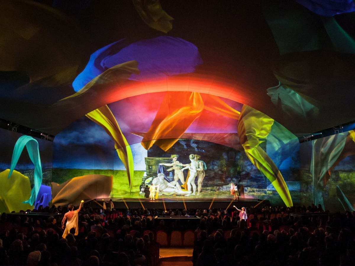 Visuals at the Last Judgement live show