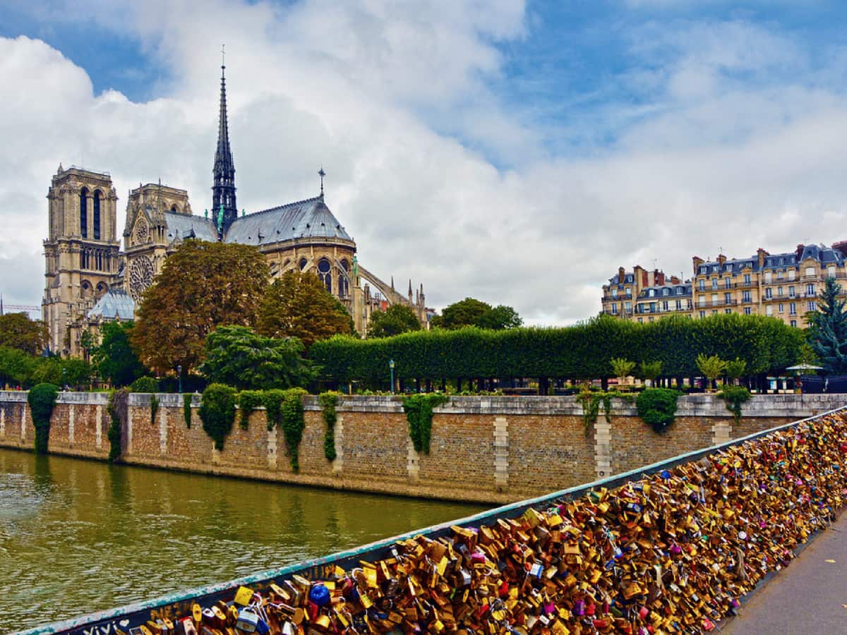 Pont des Arts, the Love Lock Bridge, Paris