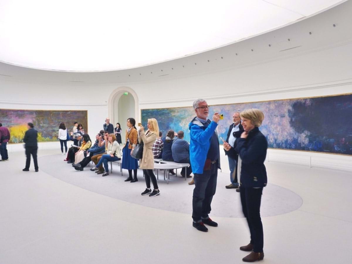 Musee de L'Orangerie, Monet's Water Lilies, Paris