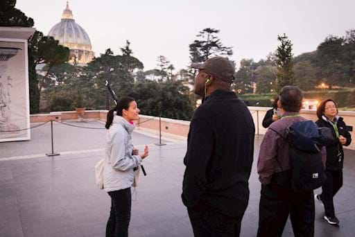 Early morning guided tour at the Vatican