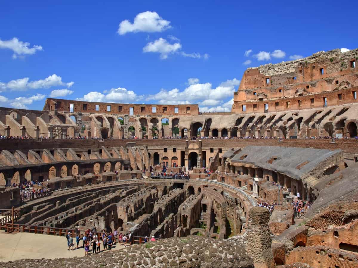 colosseum with underground