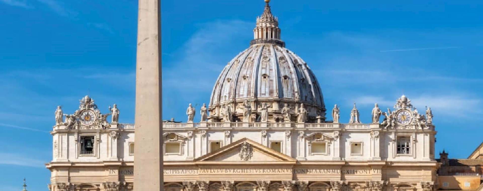 beautiful view of St Peter Basilica