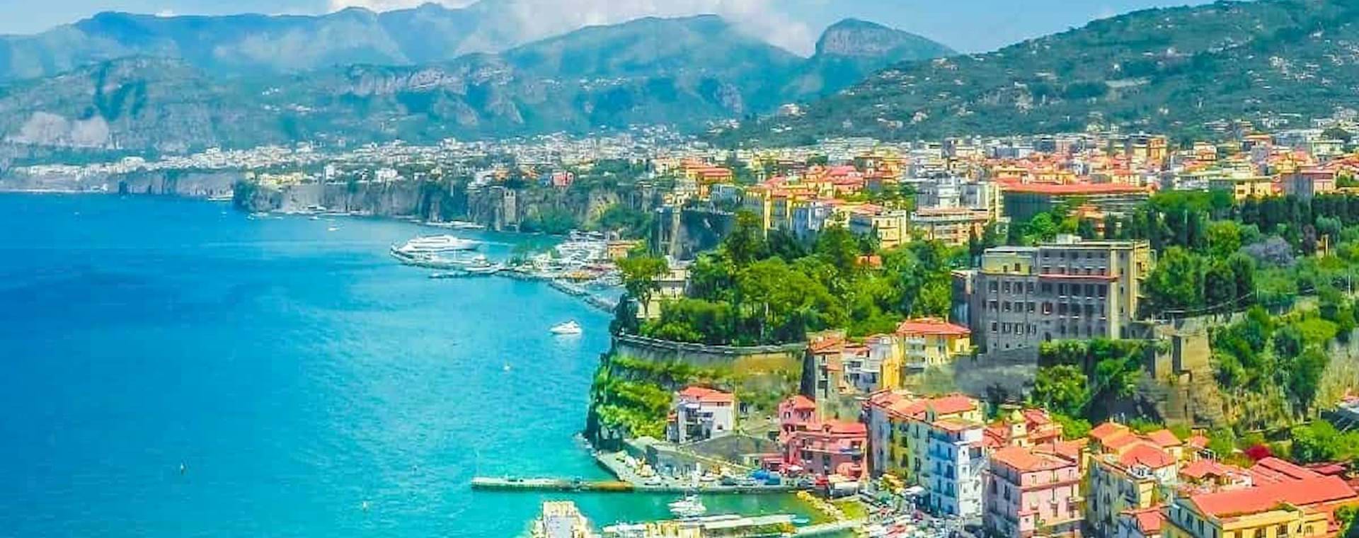 Stunning view of Sorrento on a sunny day
