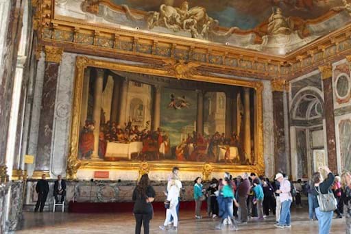 interior of the palace of versailles