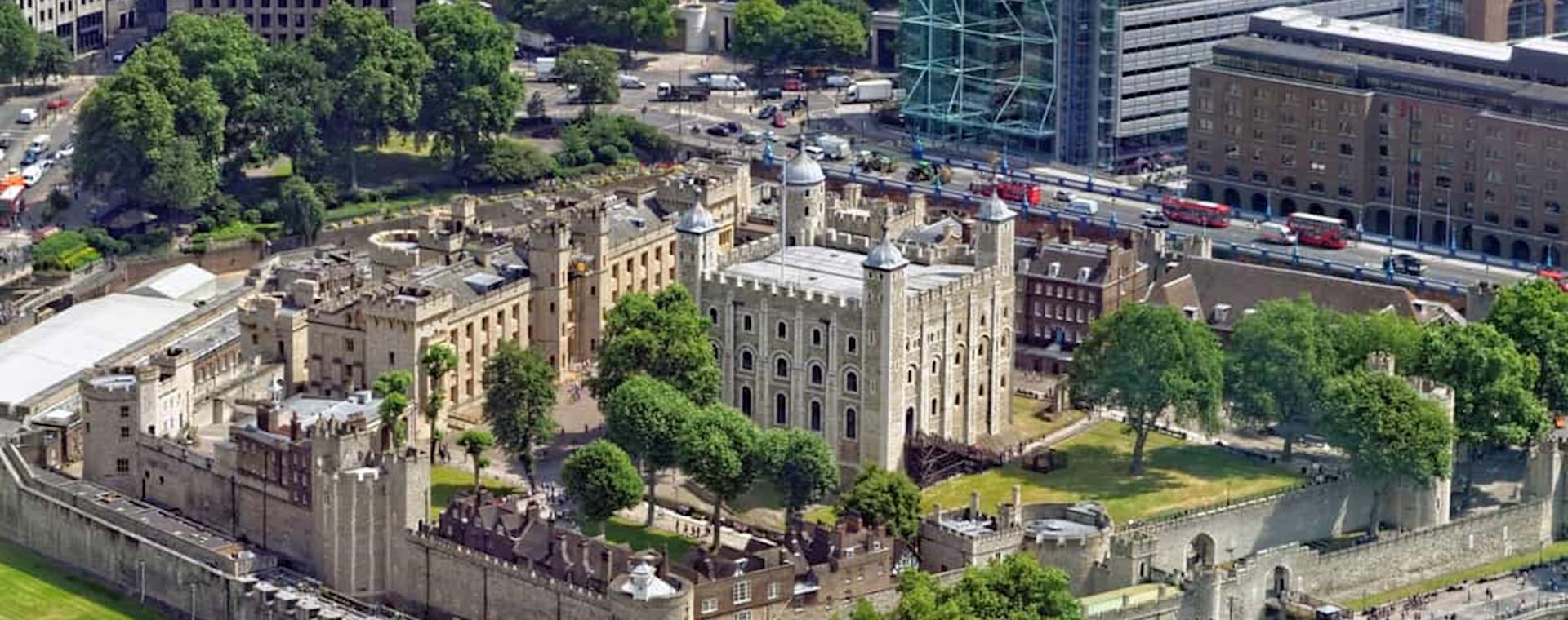 Aerial View of the Tower of London