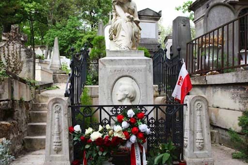 Chopin's grave