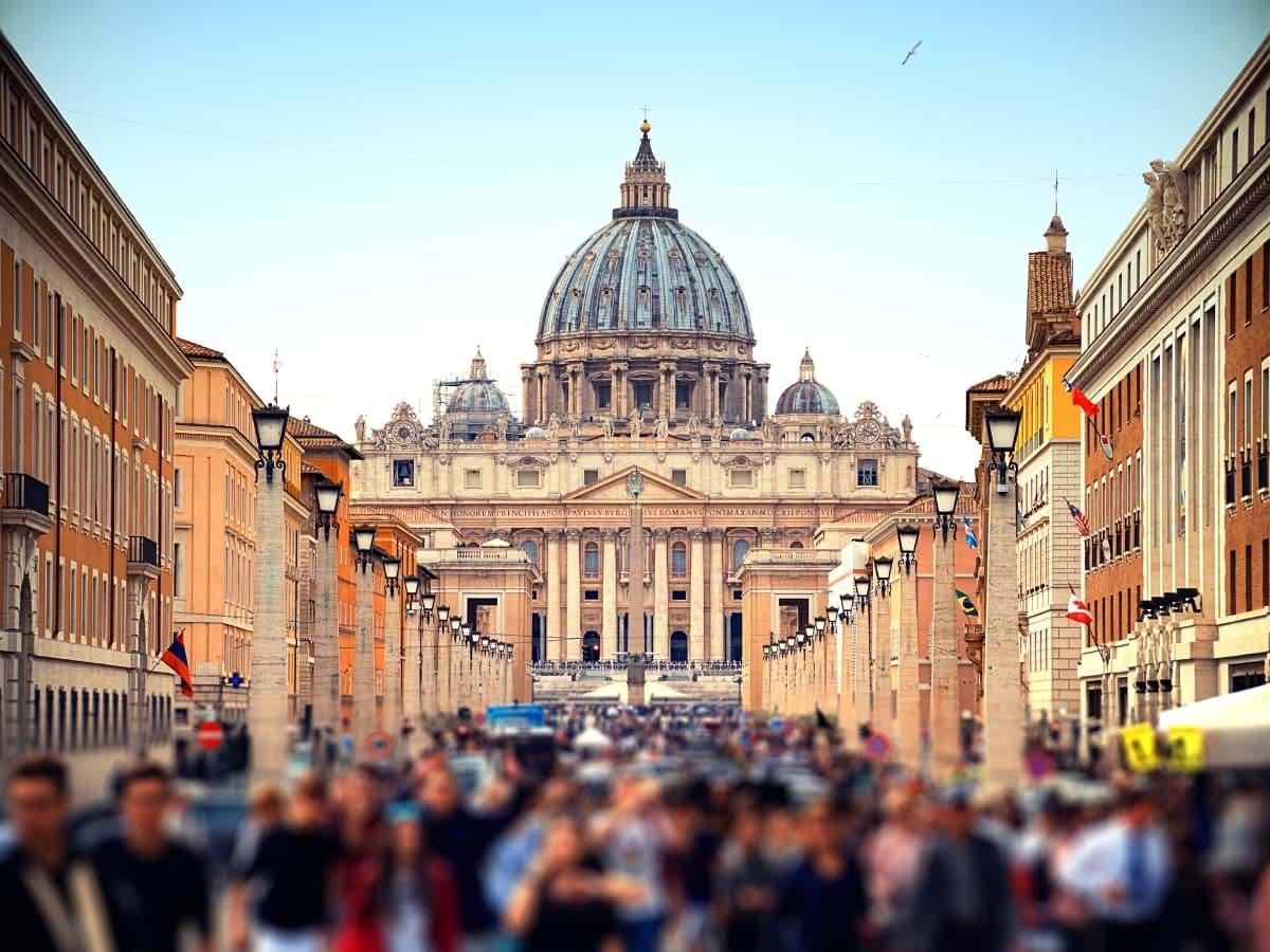 Busy day in the Vatican City