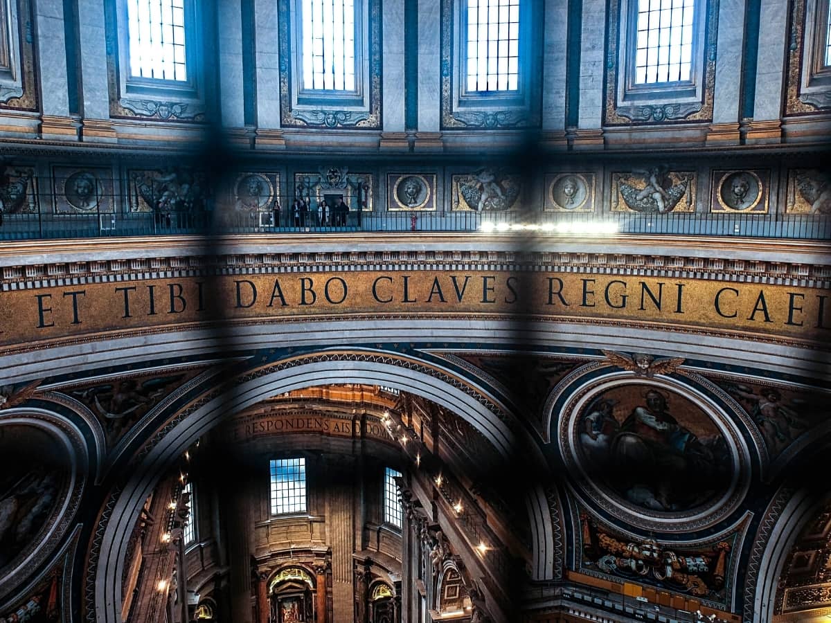 St Peter's Basilica seen from the Dome