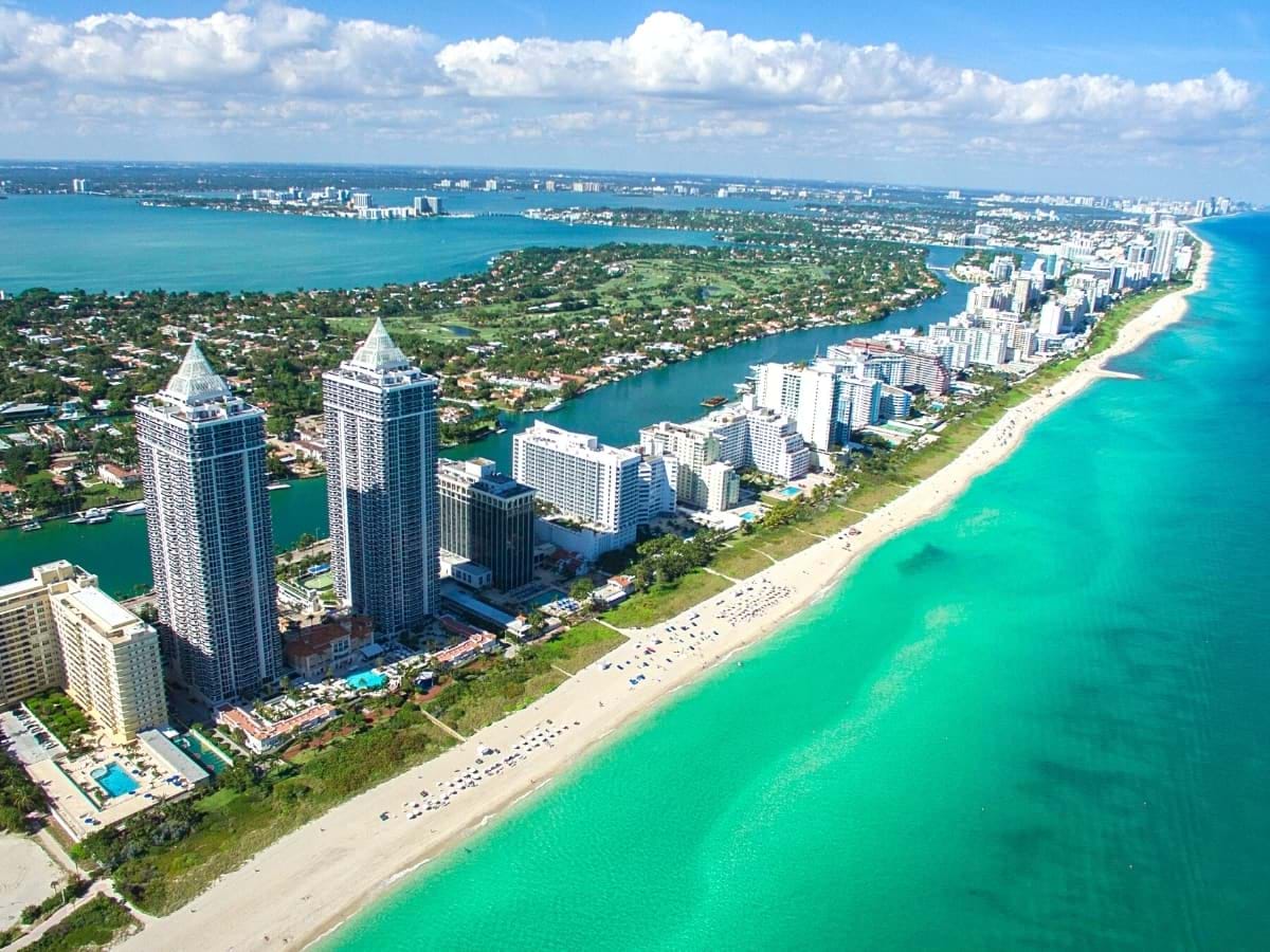 Miami From Above By Helicopter - City Wonders