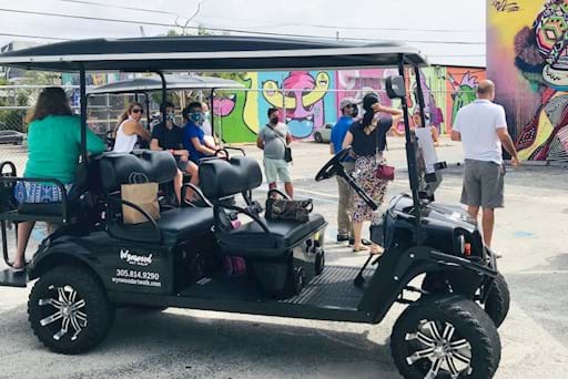 Golf Cart tour in Miami Wynwood Walls