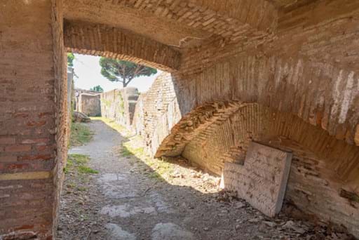 Ancient building in Ostia