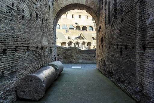 Alley inside the Colosseum