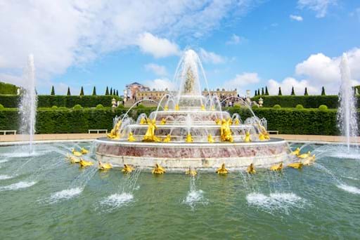 Fountain show in Versailles